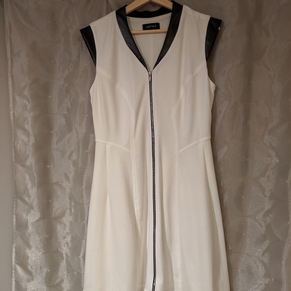 DRESS with zipper detailing